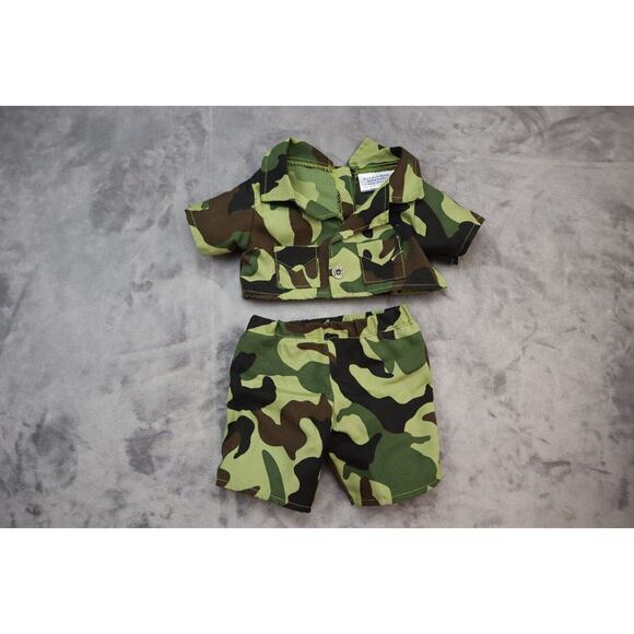 Build A Bear Traveling Teddy BABW On Tour Military 18" Plush Stuffed Animal - Picture 14 of 16